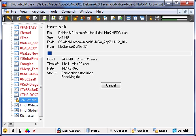 Mirc xdccmule italiano